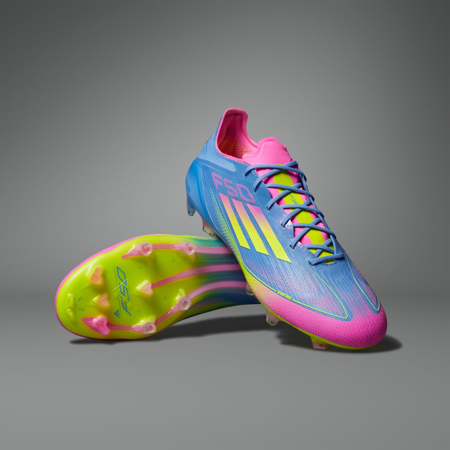 adidas F50 Elite FG - Blue Fusion / Lucid Lemon / Lucid Pink