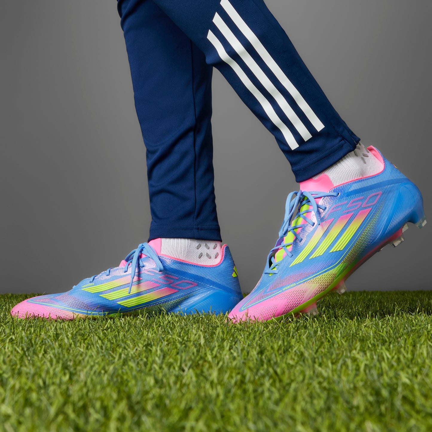 adidas F50 Elite FG - Blue Fusion / Lucid Lemon / Lucid Pink