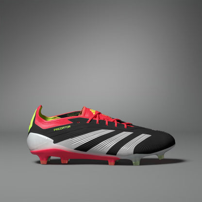 adidas Predator 24 Elite FG - Core Black/Cloud White/Solar Red