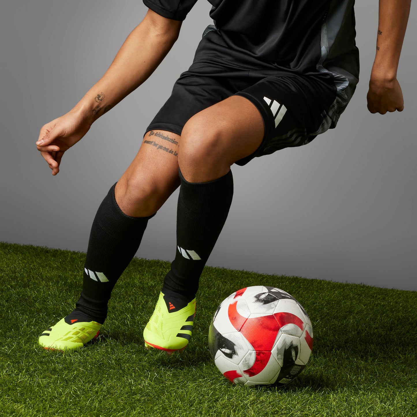 adidas Predator Elite LL FG - Team Solar Yellow 2 / Core Black / Solar Red