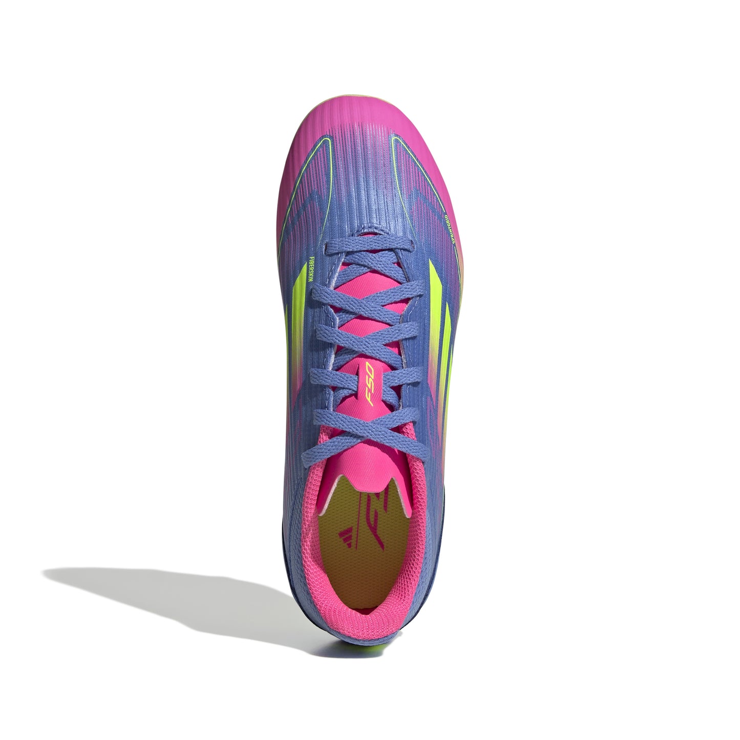 adidas F50 League Kids Multi-Ground - Blue Fusion / Lucid Lemon / Lucid Pink