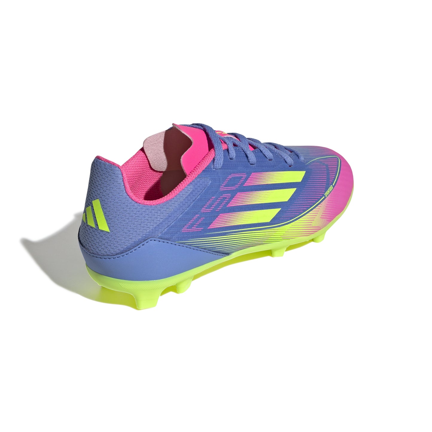 adidas F50 League Kids Multi-Ground - Blue Fusion / Lucid Lemon / Lucid Pink