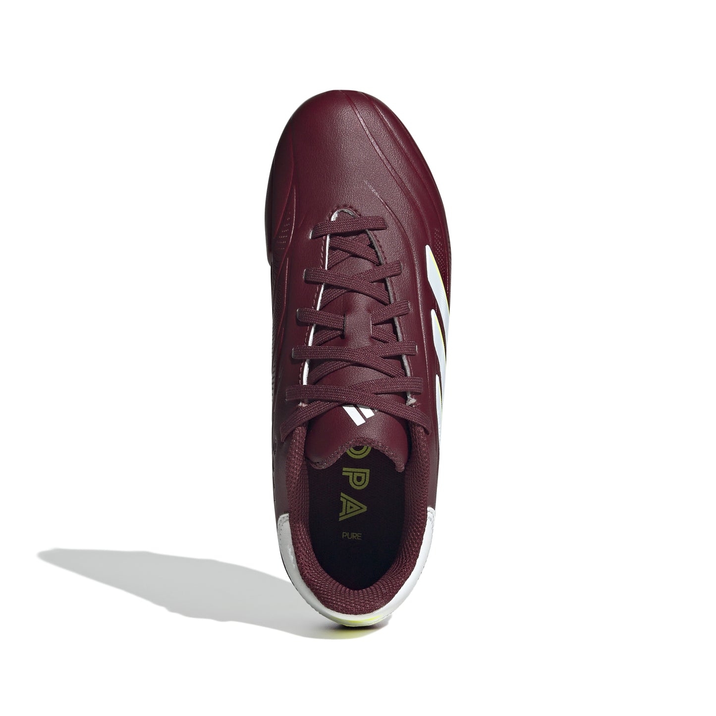 adidas Copa Pure II League FG - Shadow Red / Cloud White / Team Solar Yellow 2