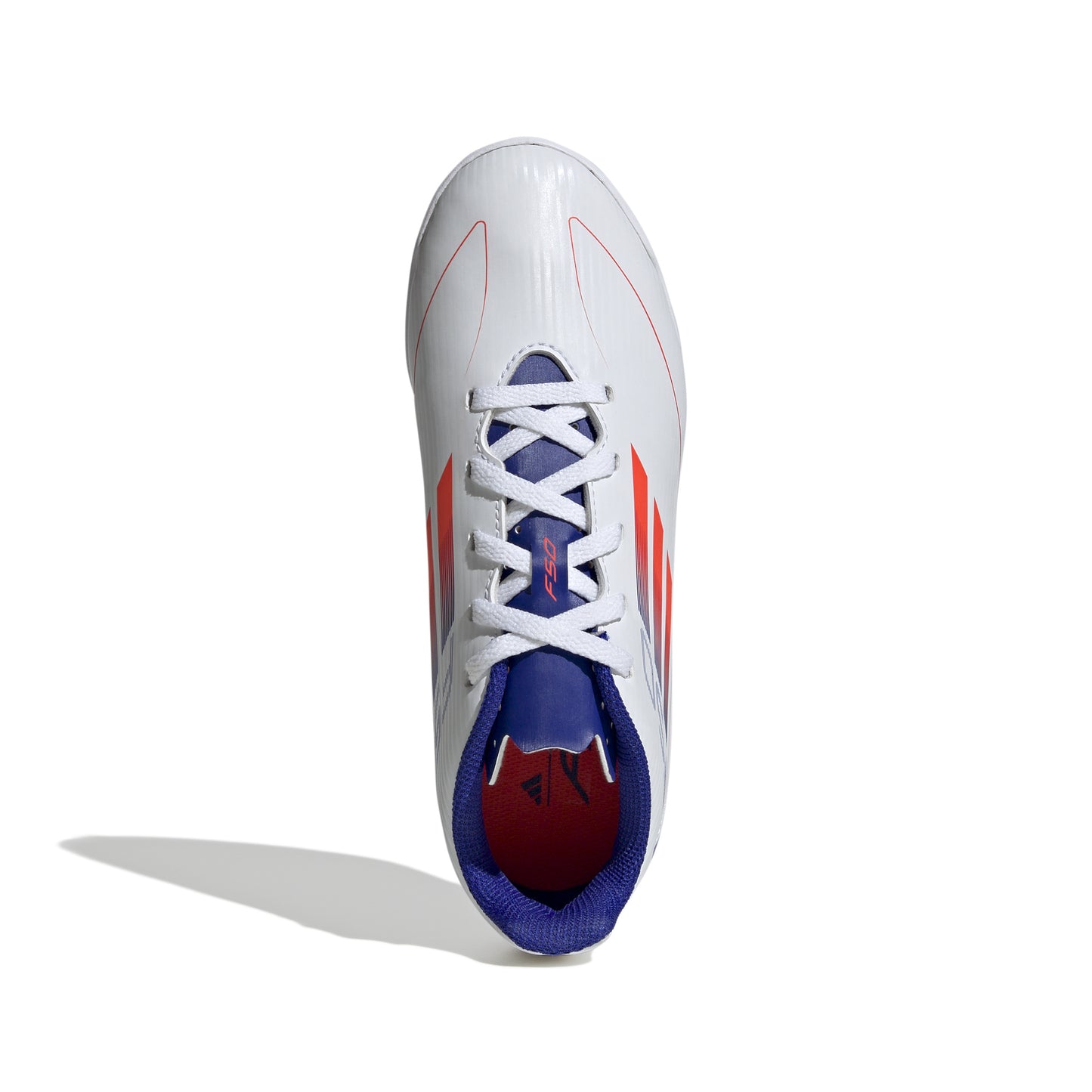 adidas F50 Club Kids - Cloud White / Solar Red / Lucid Blue