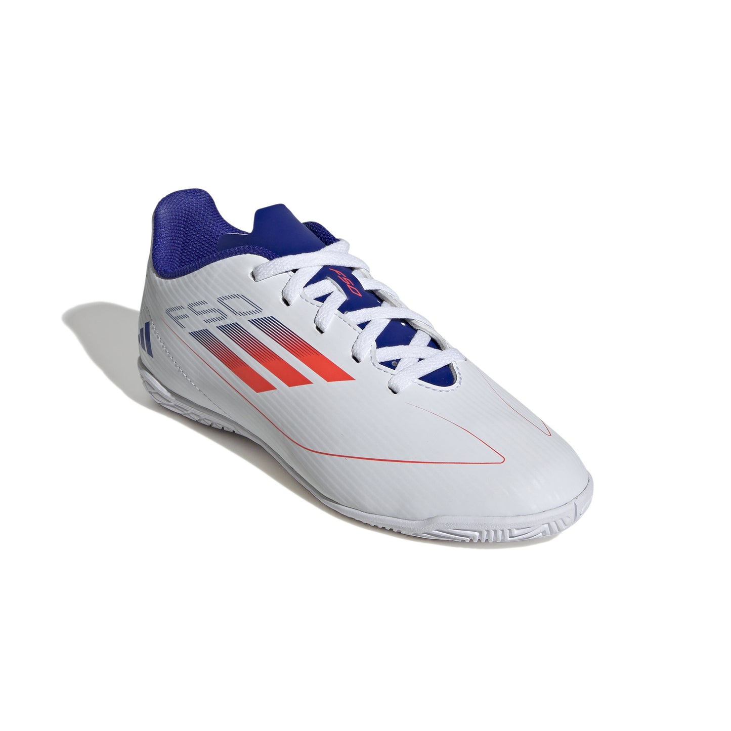 adidas F50 Club Kids - Cloud White / Solar Red / Lucid Blue