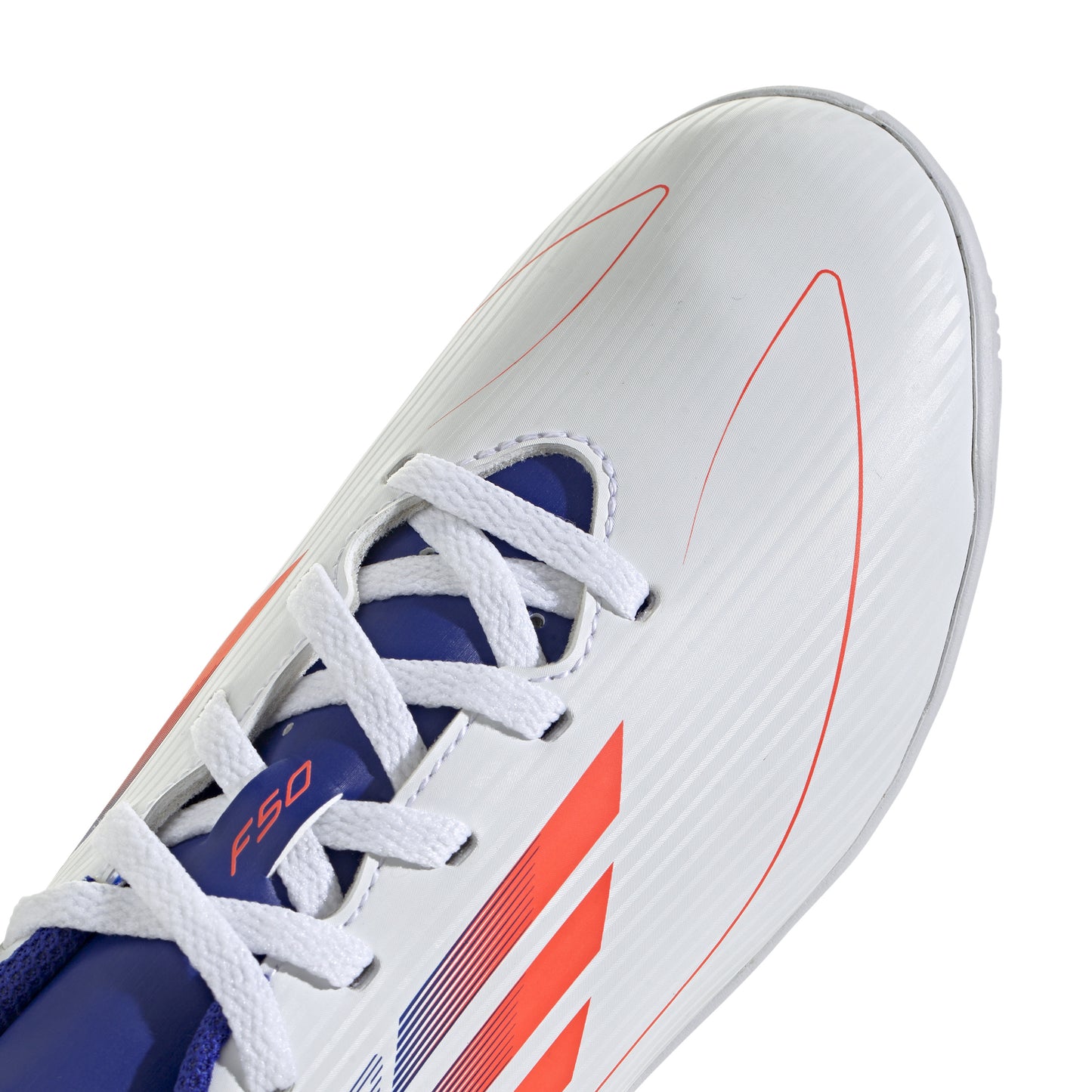 adidas F50 Club Kids - Cloud White / Solar Red / Lucid Blue