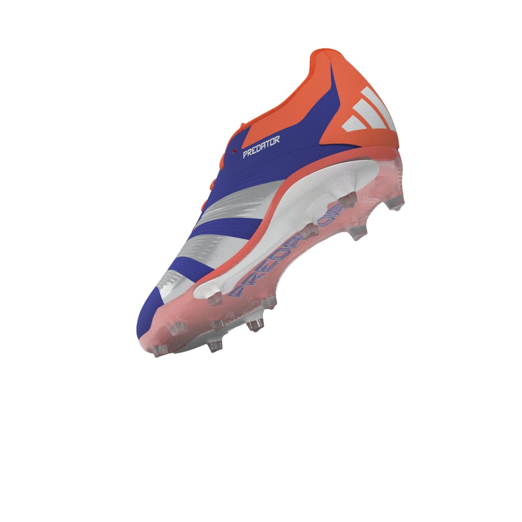 adidas Predator 24 Elite J FG - Lucid Blue / Cloud White / Solar Red
