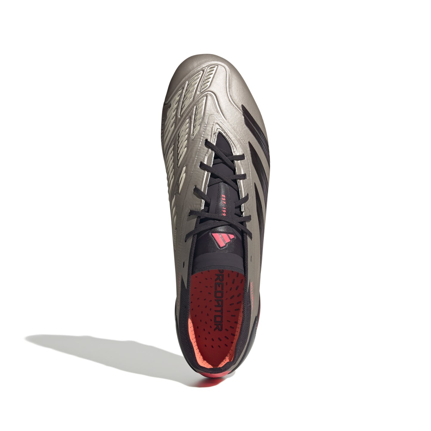 adidas Predator Elite FG - Platinum Metallic / Aurora Black / Carbon