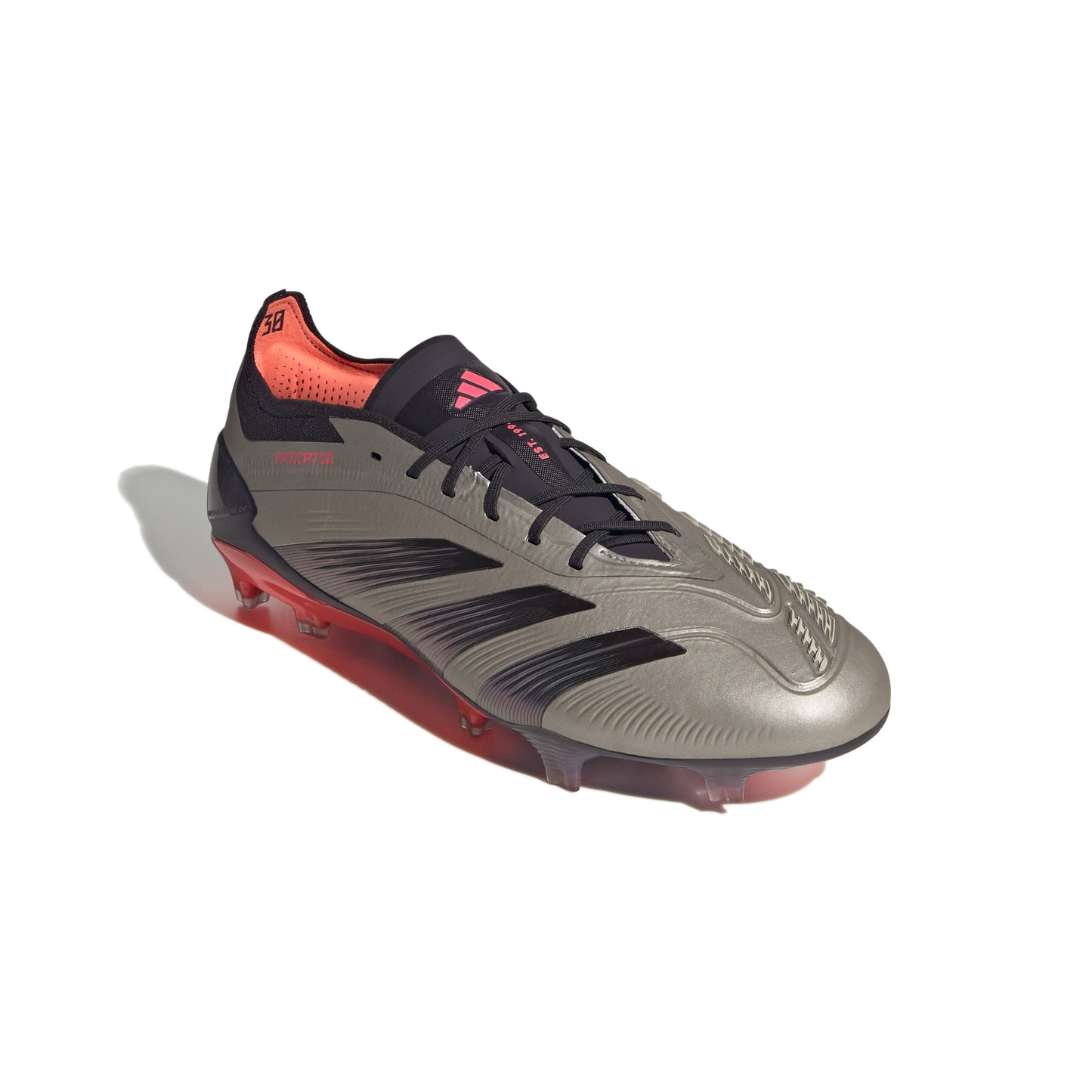 adidas Predator Elite FG - Platinum Metallic / Aurora Black / Carbon