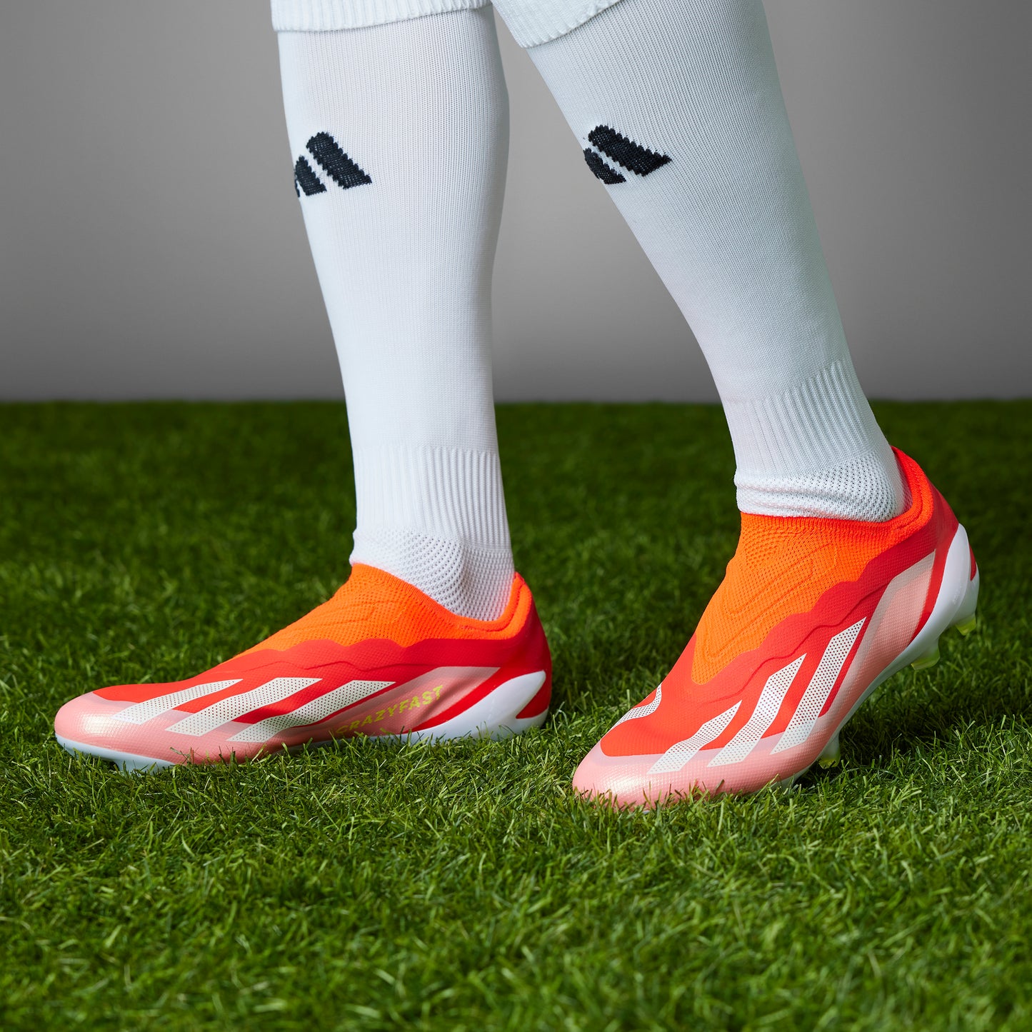 adidas X CrazyFast Elite Laceless FG - Solar Red/Cloud White/Team Solar Yellow 2