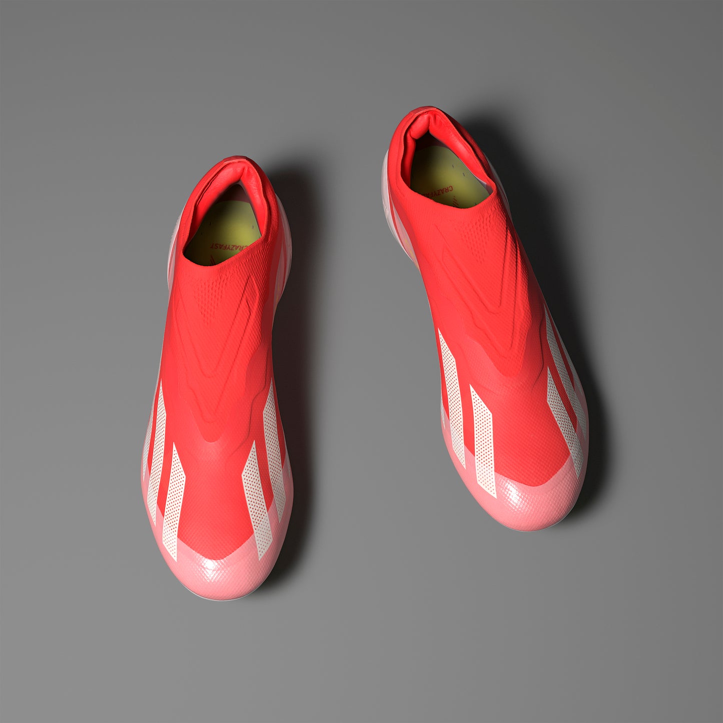 adidas X CrazyFast Elite Laceless FG - Solar Red/Cloud White/Team Solar Yellow 2