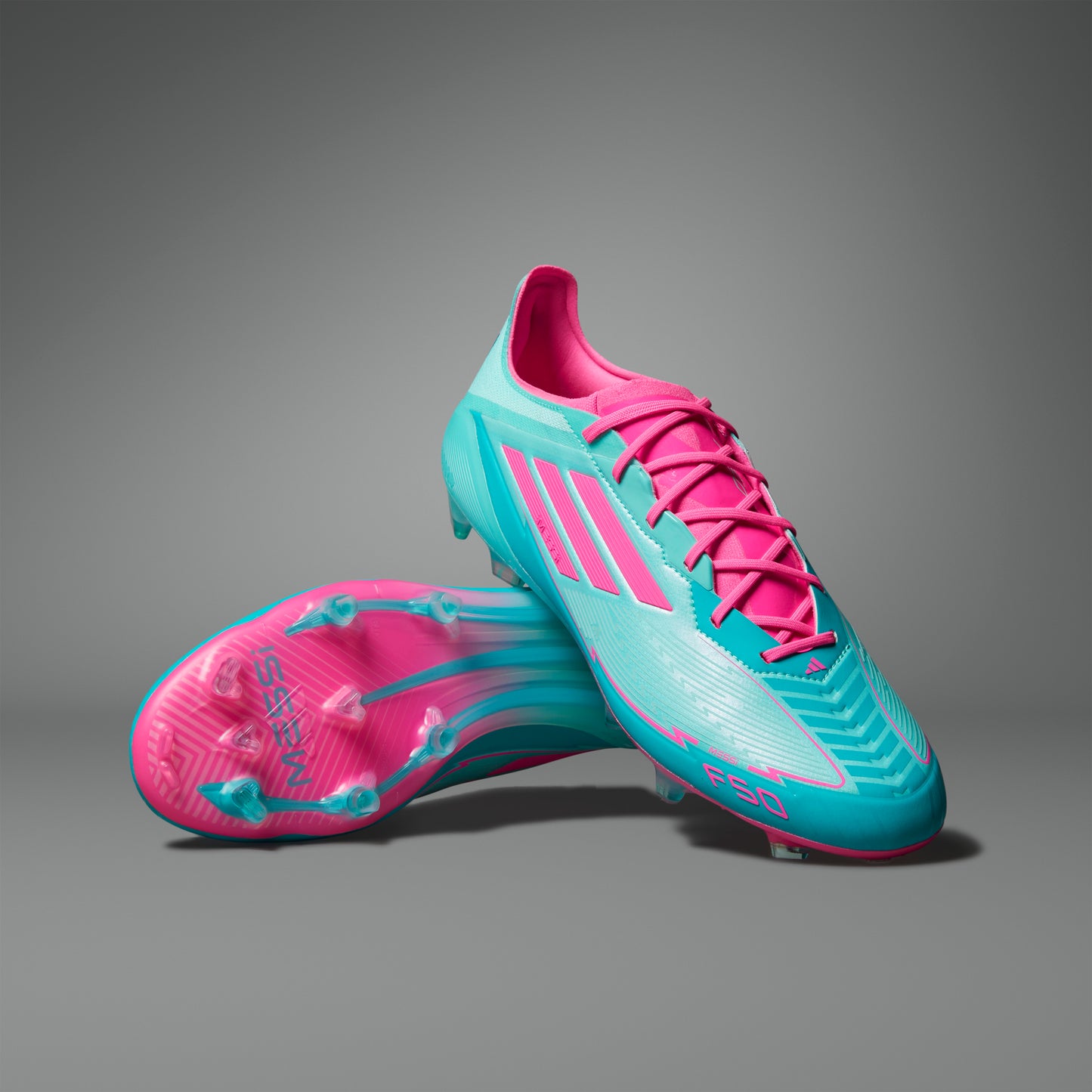 adidas F50 Elite Messi - Flash Aqua / Lucid Pink / Lucid Cyan
