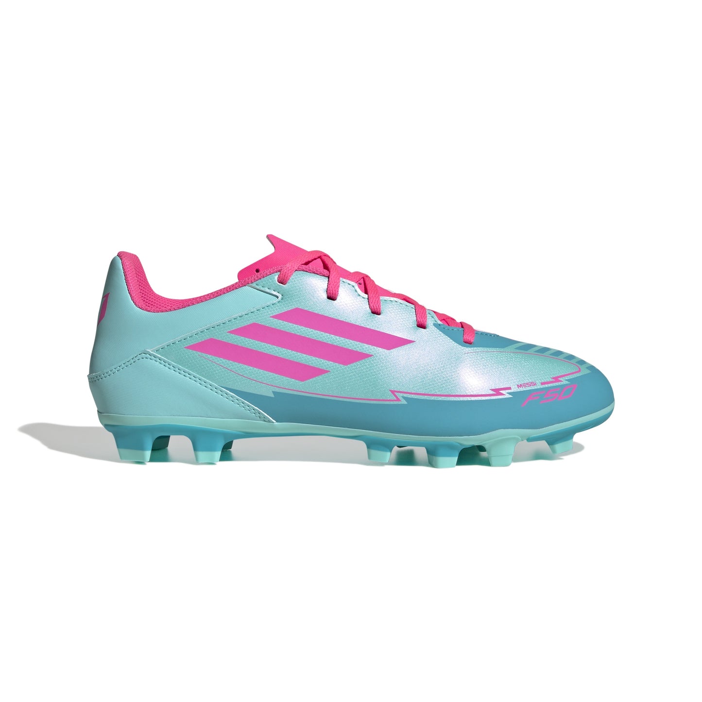 adidas F50 Club Messi FG/MG - Flash Aqua / Lucid Pink / Lucid Cyan