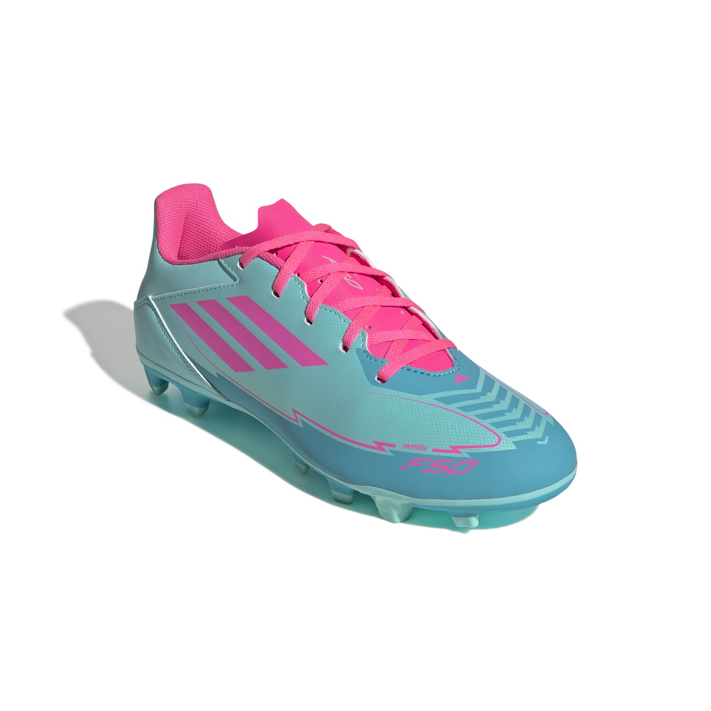 adidas F50 Club Messi FG/MG - Flash Aqua / Lucid Pink / Lucid Cyan