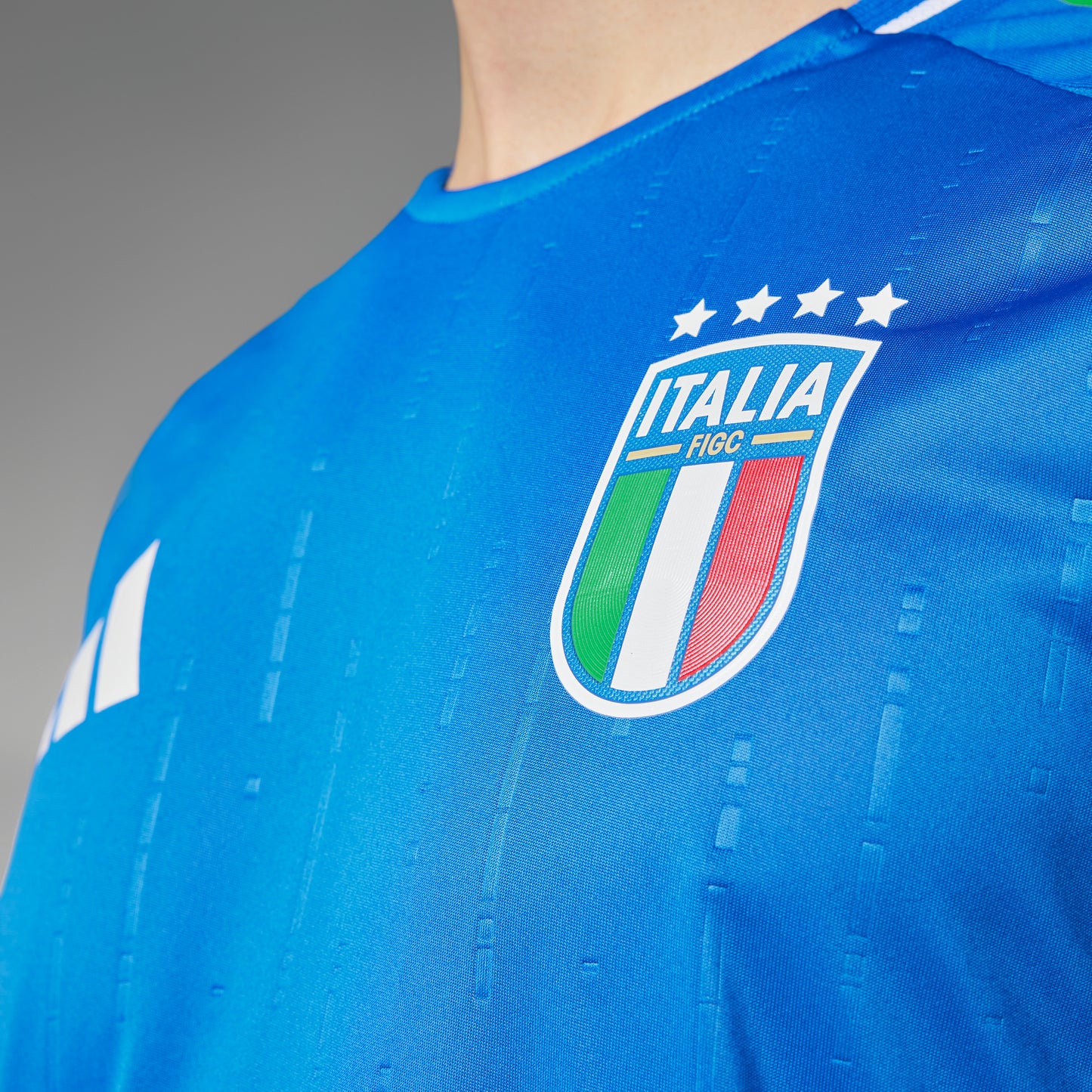 adidas Italy 24 Home Authentic Jersey - Blue