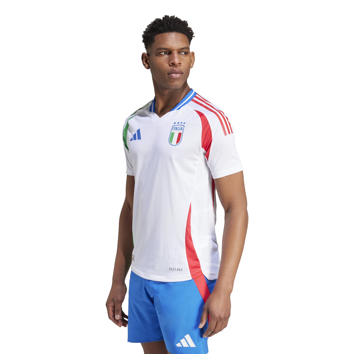 adidas Italy 24 Away Authentic Jersey - White