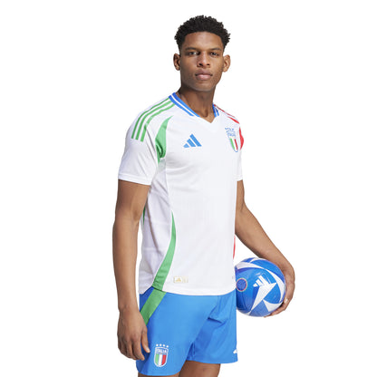 adidas Italy 24 Away Authentic Jersey - White