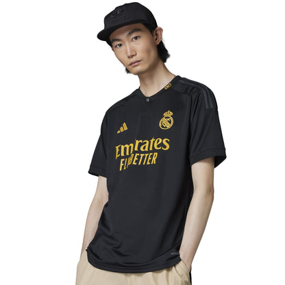 adidas Real Madrid CF 23-24 3rd Jersey - Black