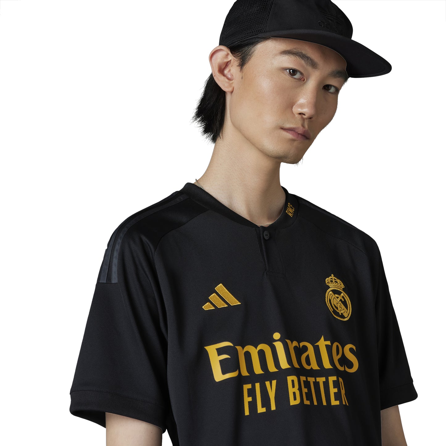 adidas Real Madrid CF 23-24 3rd Jersey - Black