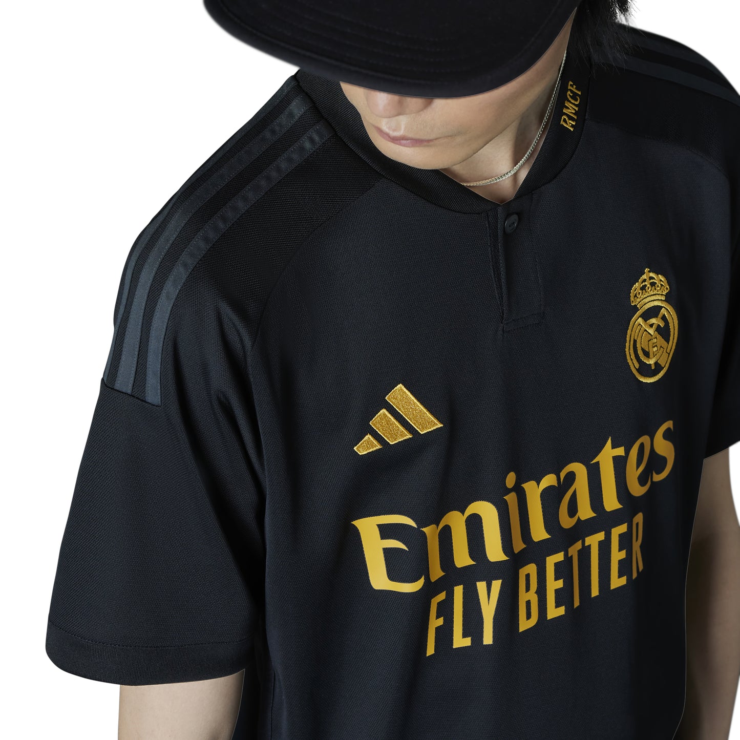 adidas Real Madrid CF 23-24 3rd Jersey - Black