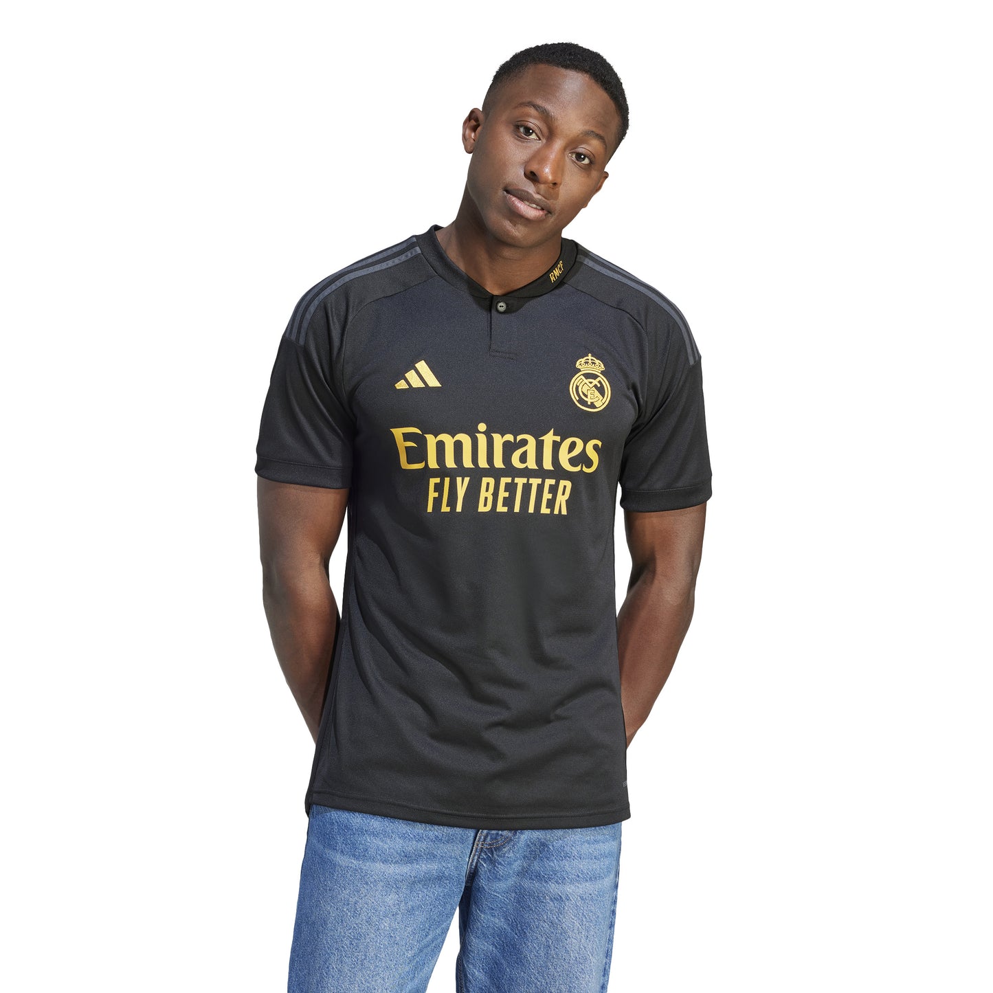 adidas Real Madrid CF 23-24 3rd Jersey - Black