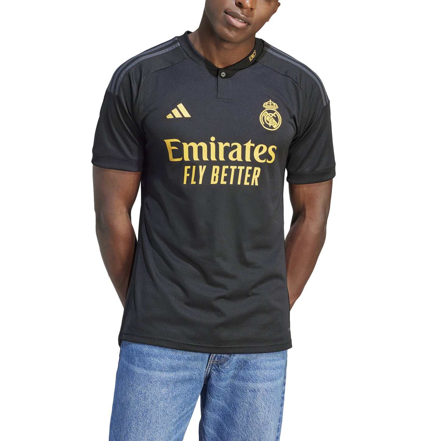 adidas Real Madrid CF 23-24 3rd Jersey - Black