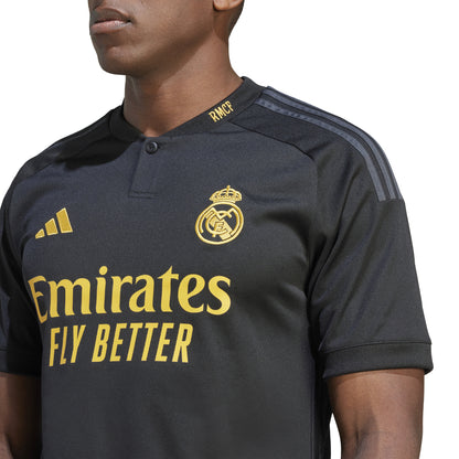 adidas Real Madrid CF 23-24 3rd Jersey - Black