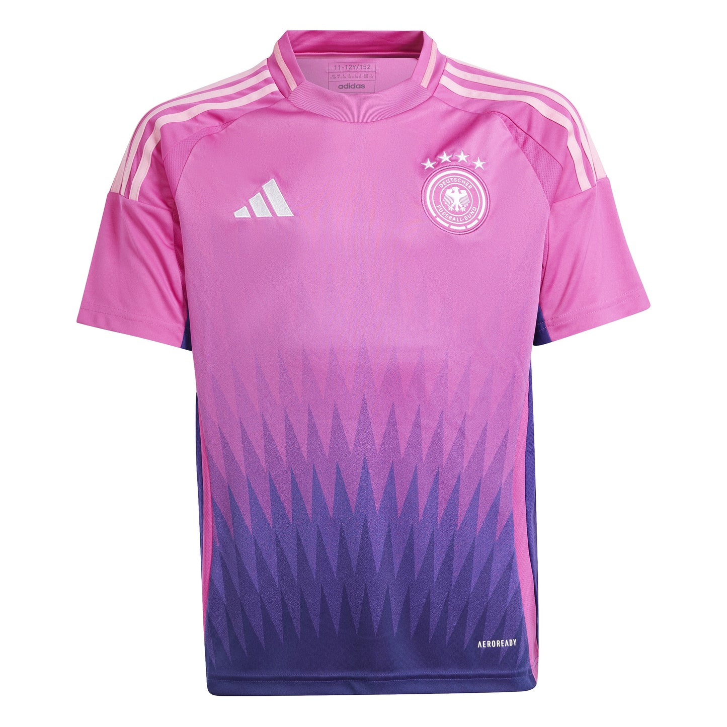 adidas Germany 24 Away Jersey Kids - Semi Lucid Fuchsia / Team Colleg Purple