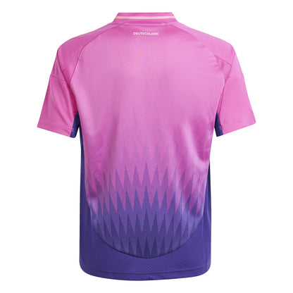 adidas Germany 24 Away Jersey Kids - Semi Lucid Fuchsia / Team Colleg Purple