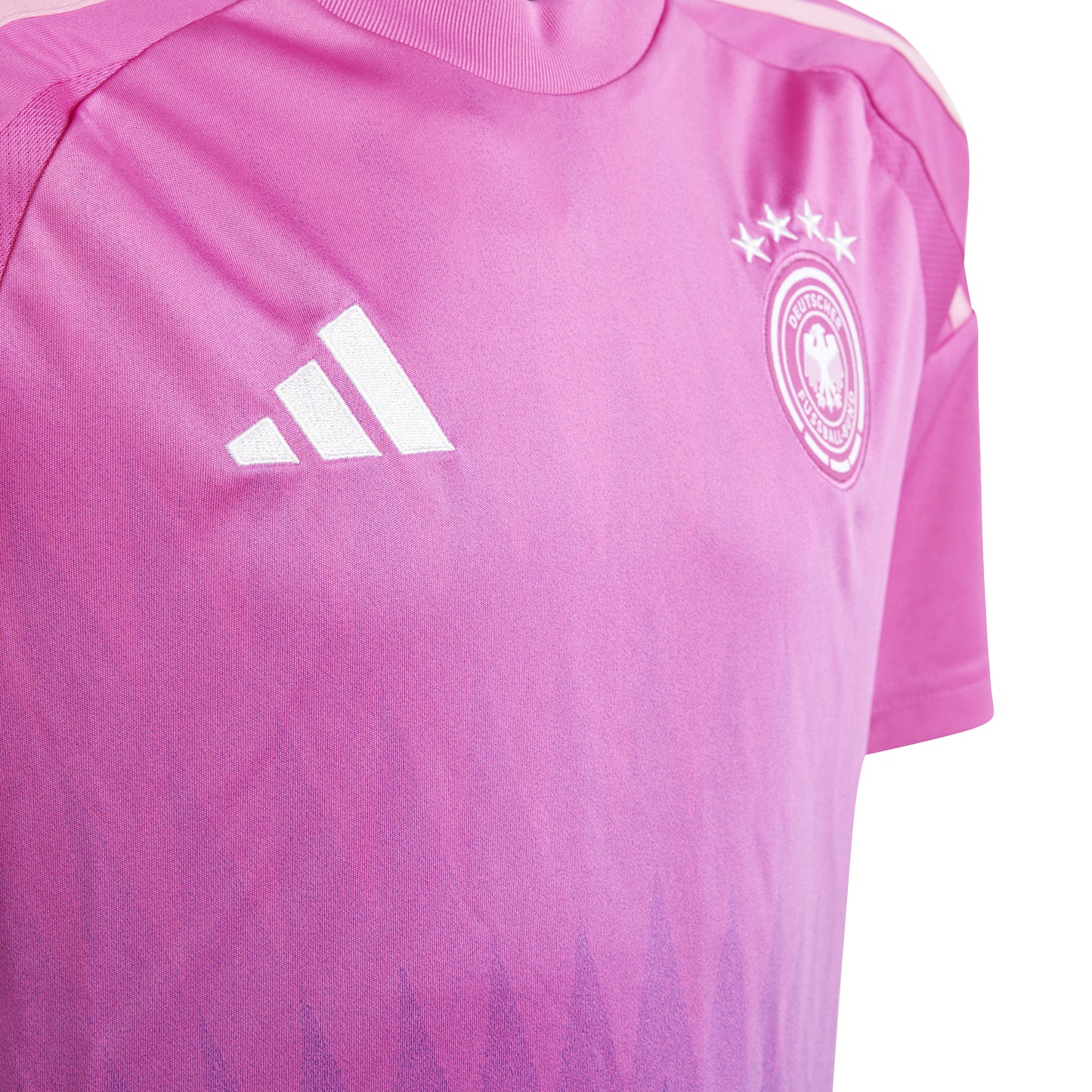 adidas Germany 24 Away Jersey Kids - Semi Lucid Fuchsia / Team Colleg Purple