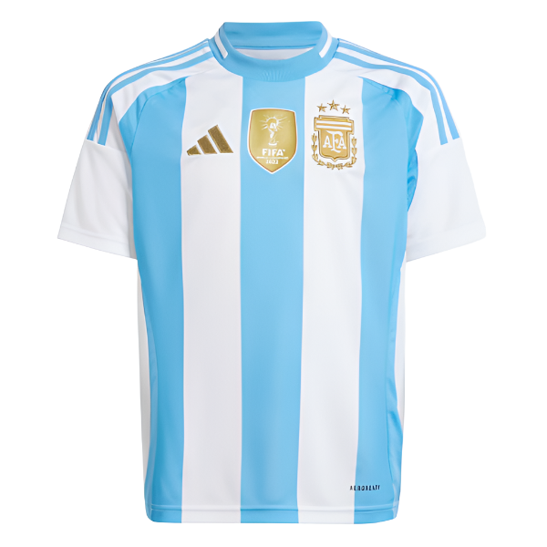 adidas Argentina 24 Home Jersey Kids - White / Blue Burst