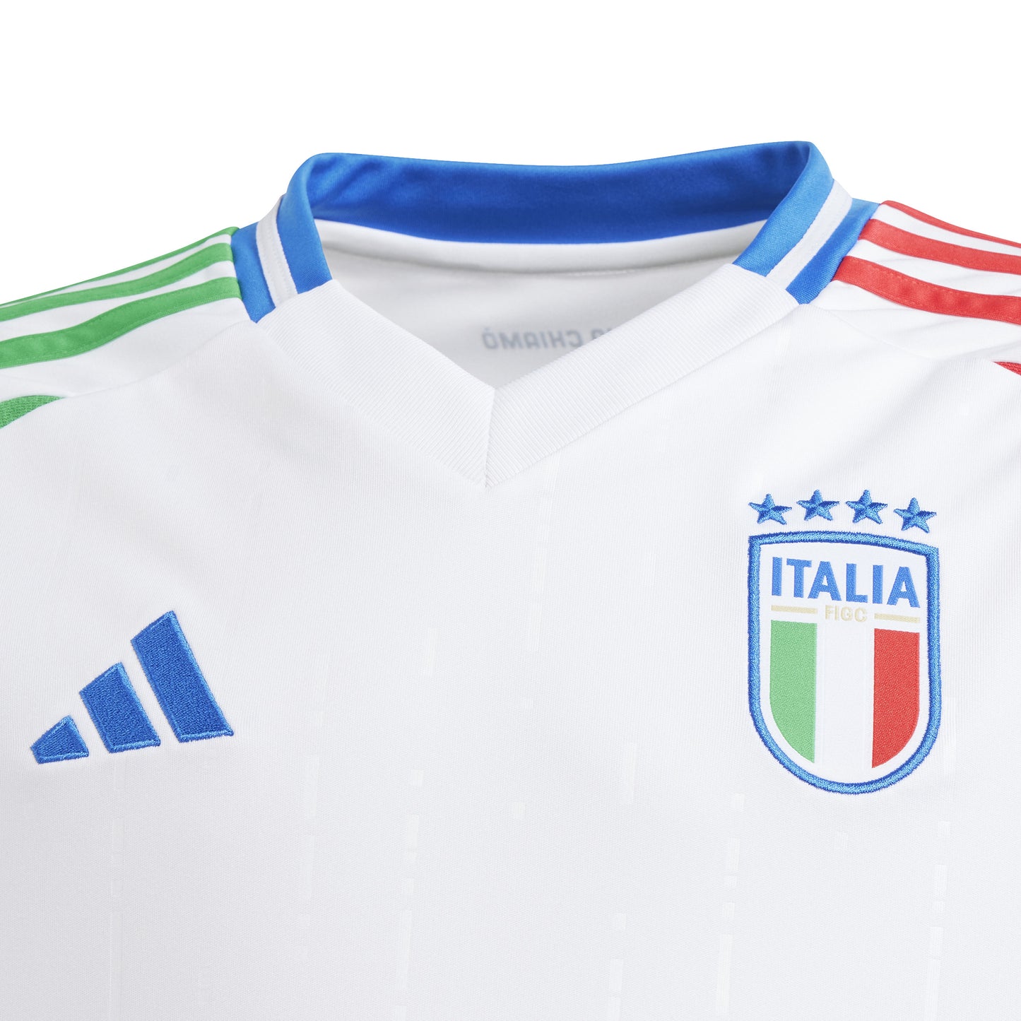 adidas Italy 24 Away Jersey Kids - White