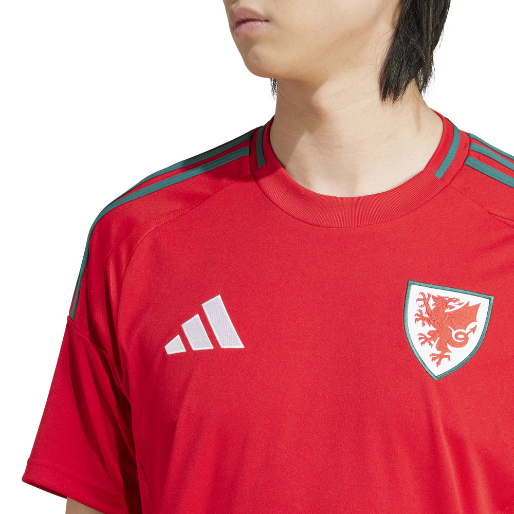 adidas Wales 24 Home Jersey - Better Scarlet
