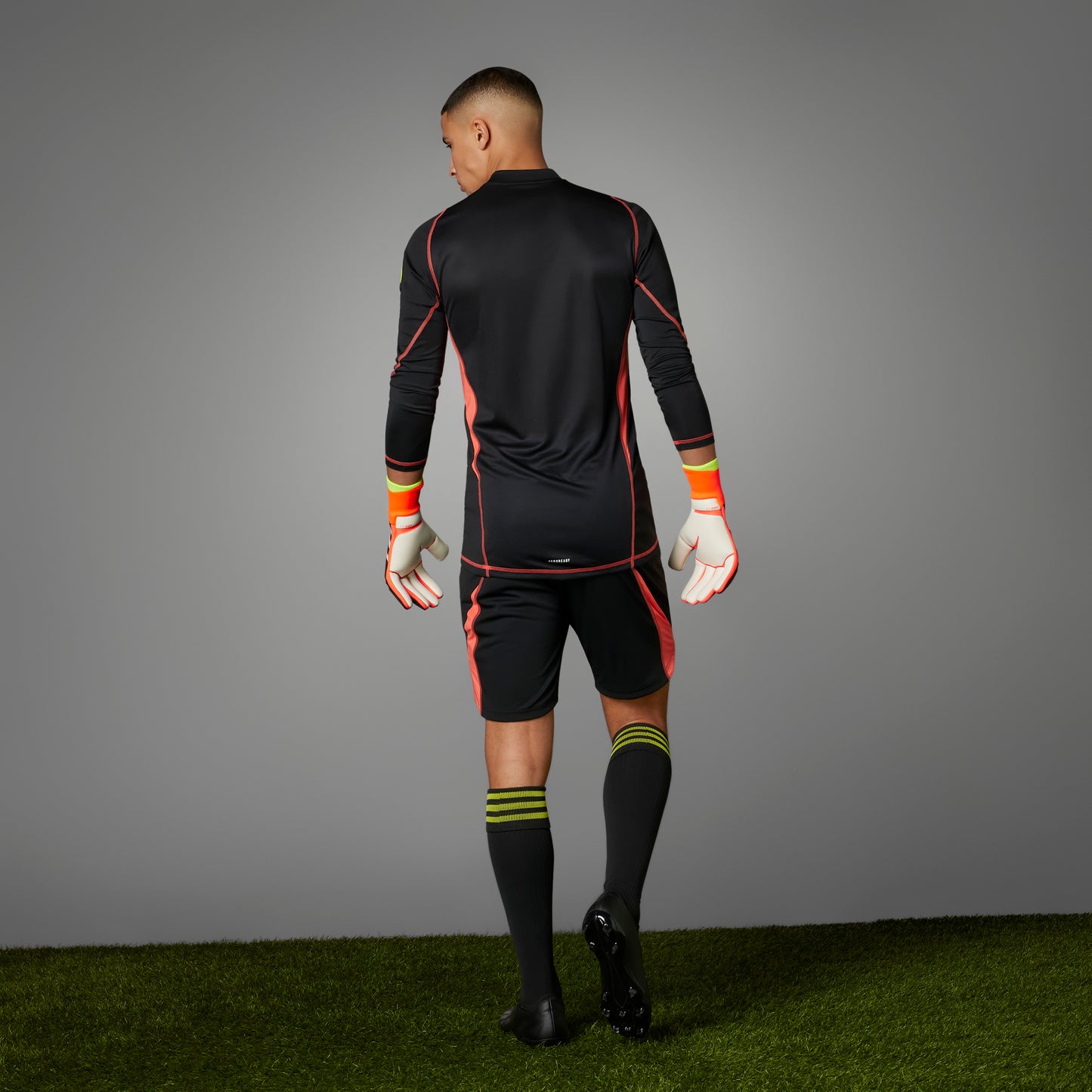 adidas Predator Pro Gloves - Black/Solar Red/Solar Yellow
