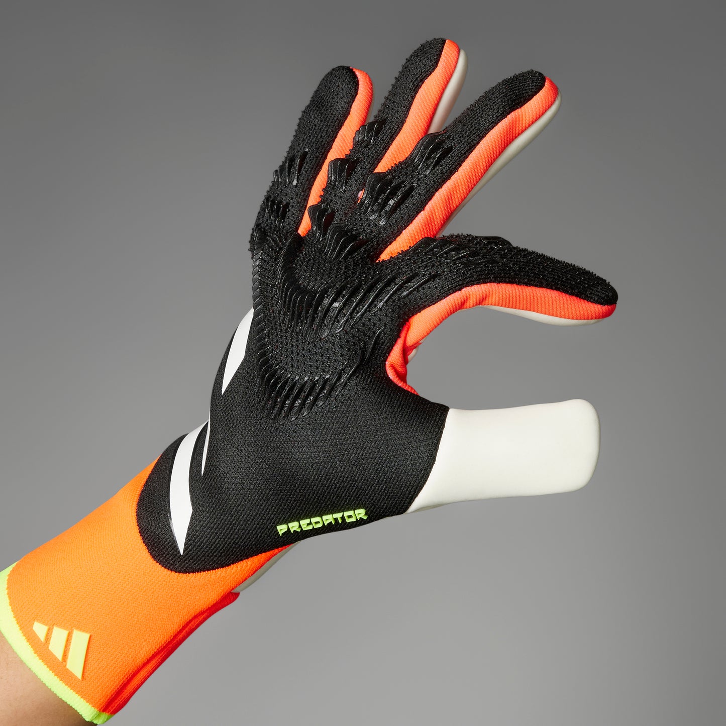 adidas Predator Pro Gloves - Black/Solar Red/Solar Yellow