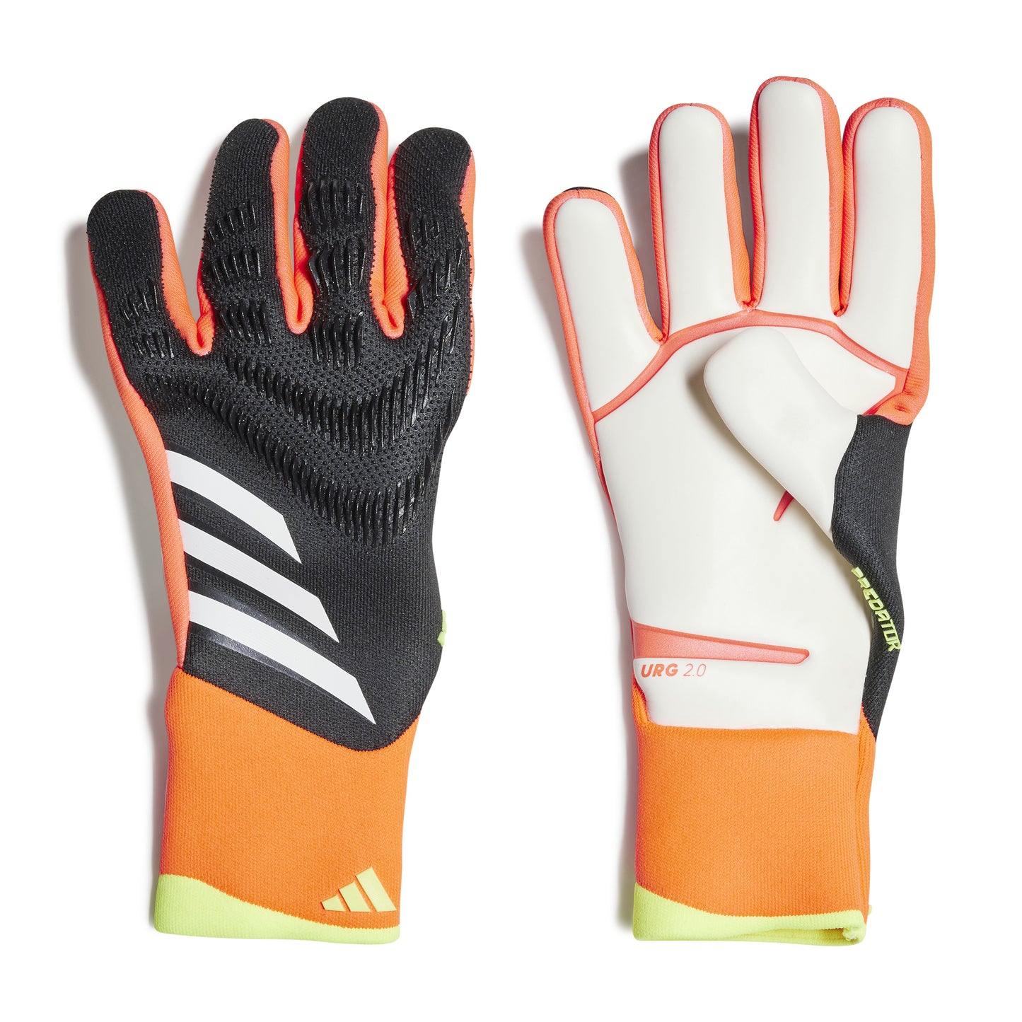 adidas Predator Pro Gloves - Black/Solar Red/Solar Yellow