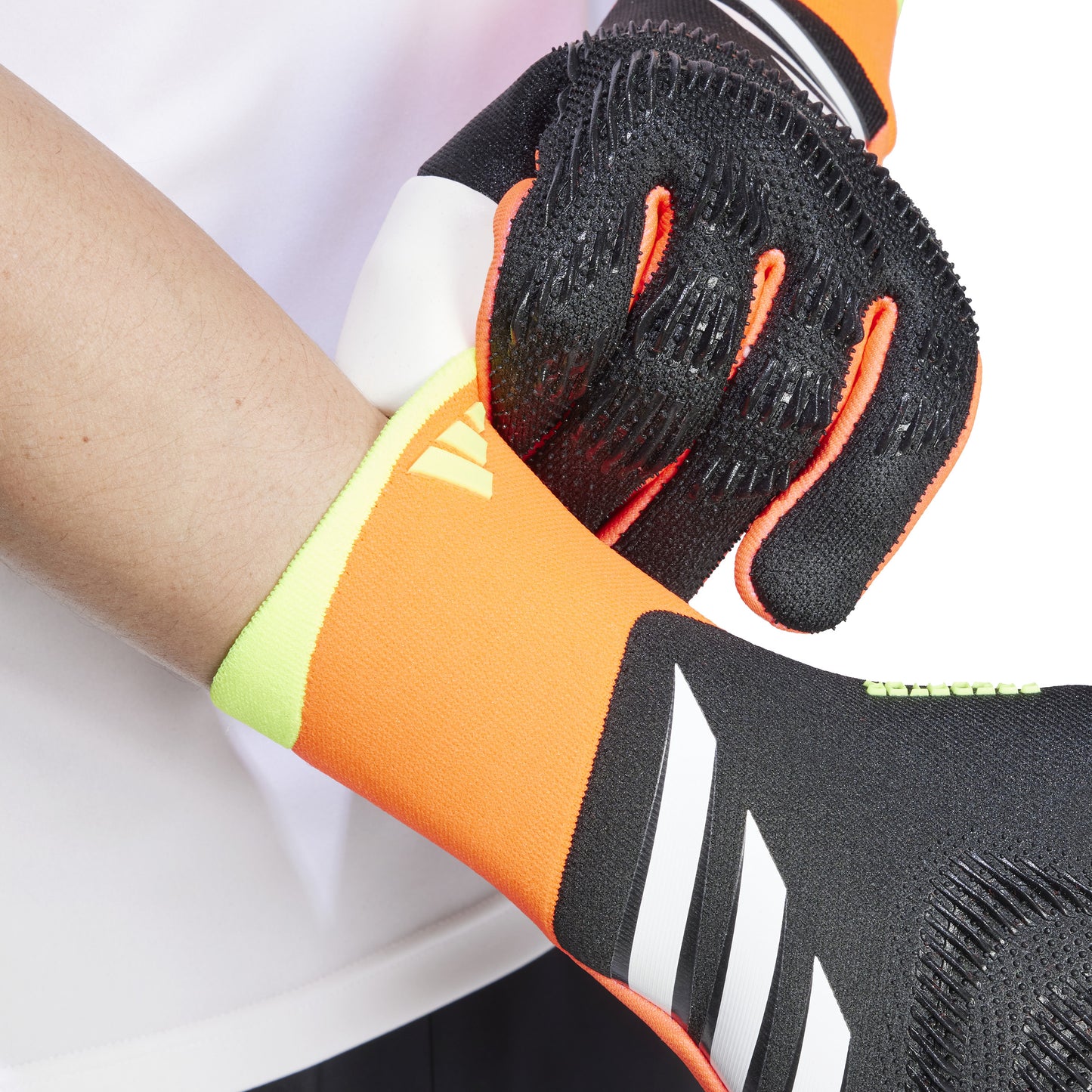 adidas Predator Pro Gloves - Black/Solar Red/Solar Yellow