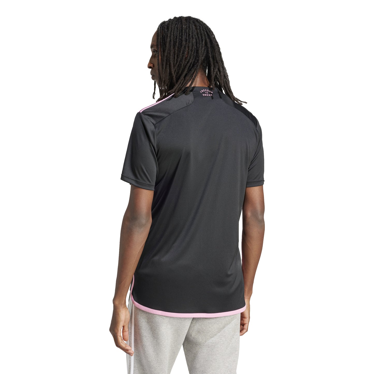 adidas Inter Miami CF Away Jersey 23-24 - Black/Pink