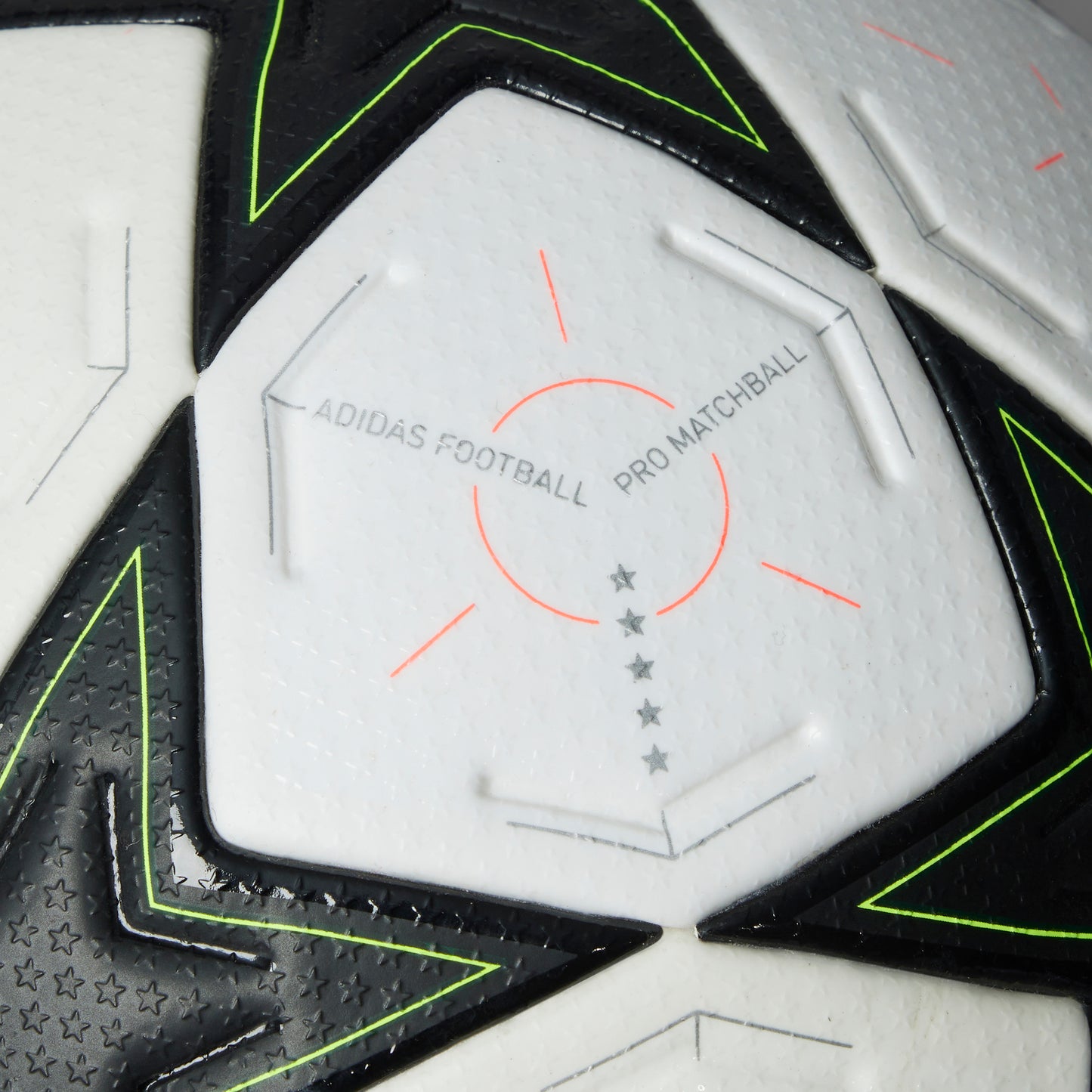adidas UCL 24-25 Pro ball Group Stage - White / Aurora Black / Platinum Metallic / Team Solar Yellow