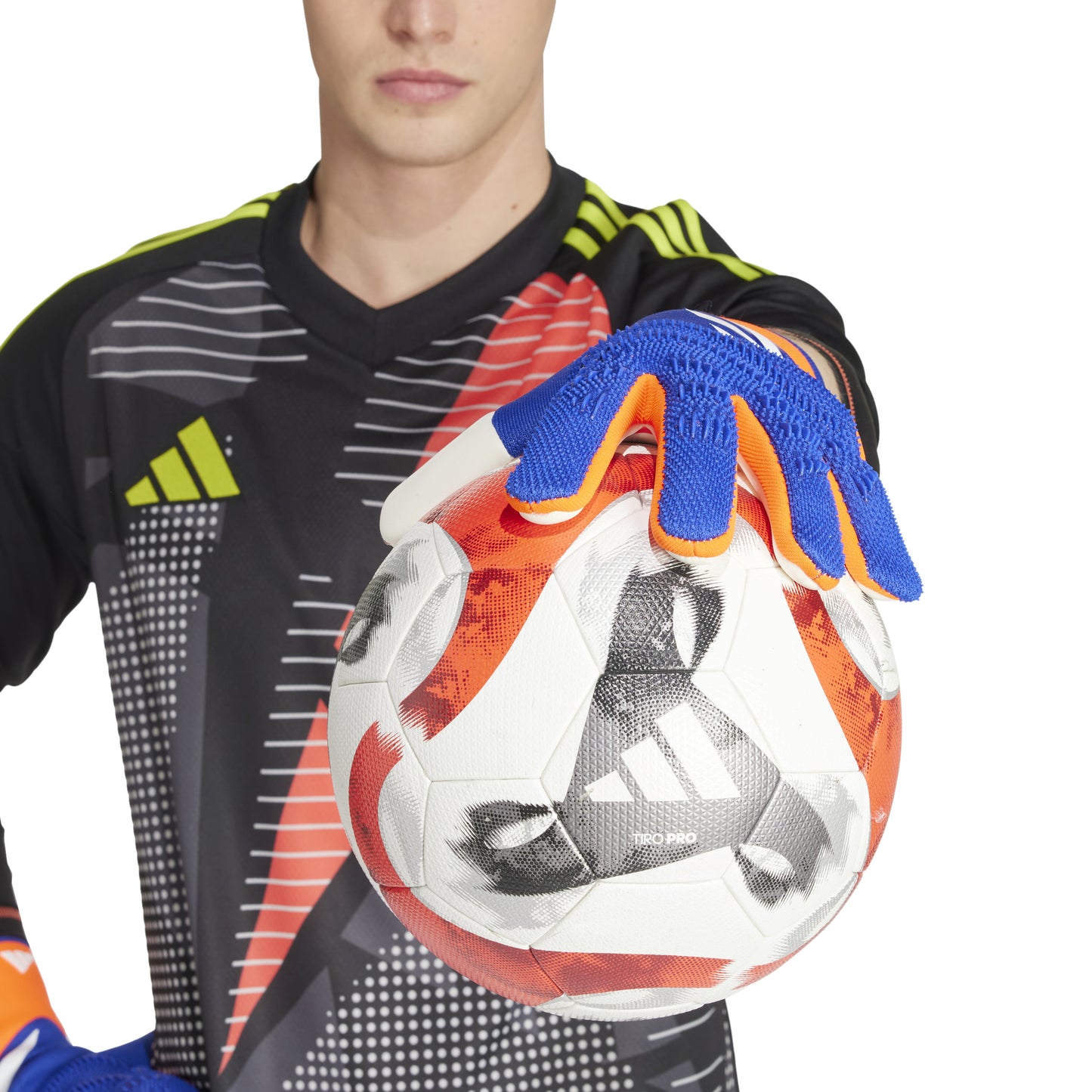 adidas Predator Pro Gloves - Lucid Blue / Solar Red / White