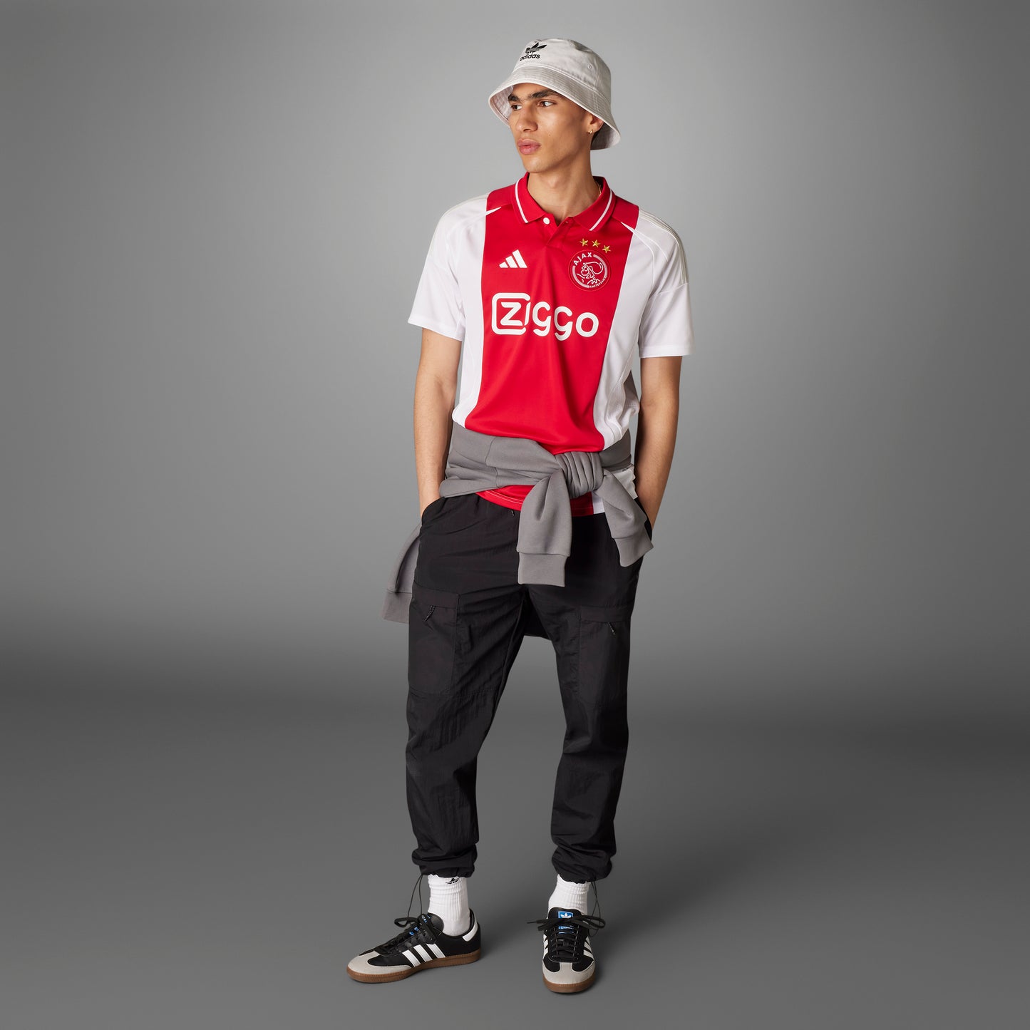 adidas Ajax Amsterdam 24-25 Home Jersey - White/Red