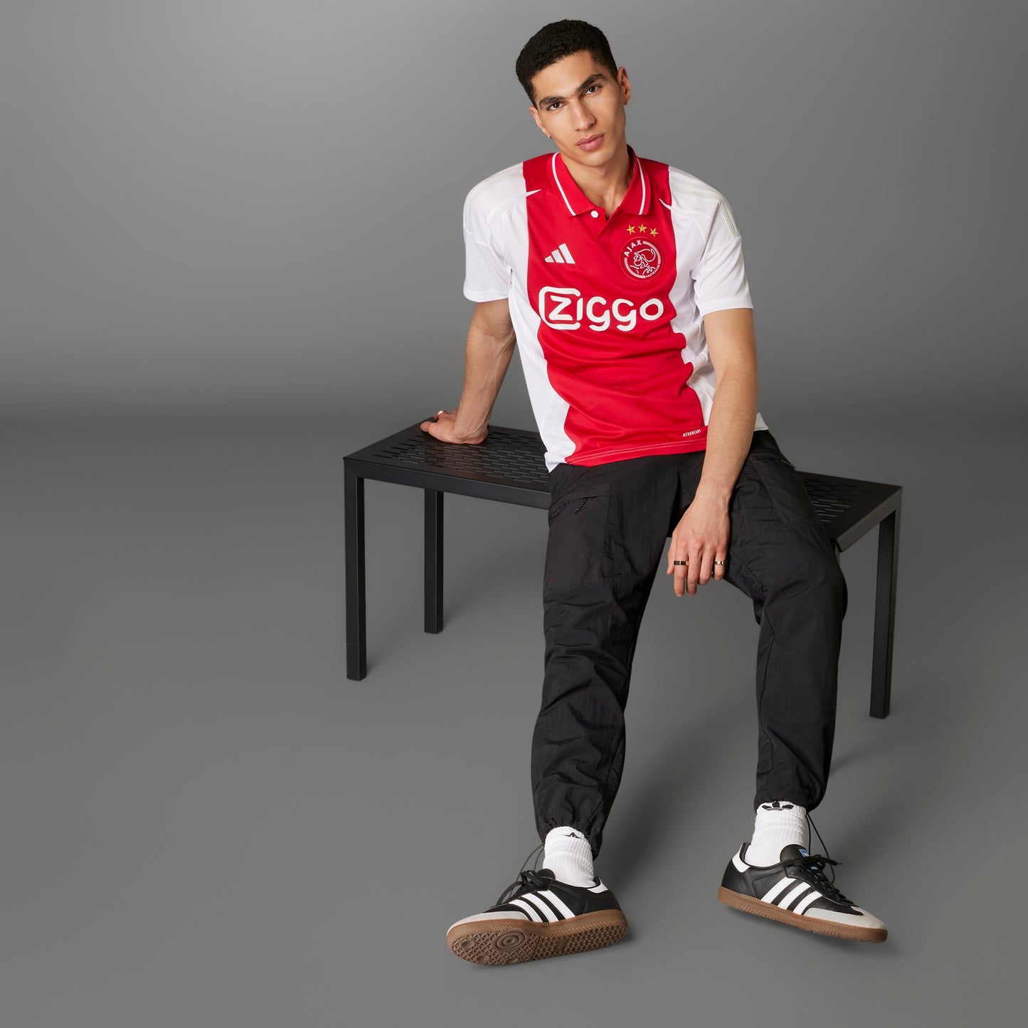 adidas Ajax Amsterdam 24-25 Home Jersey - White/Red