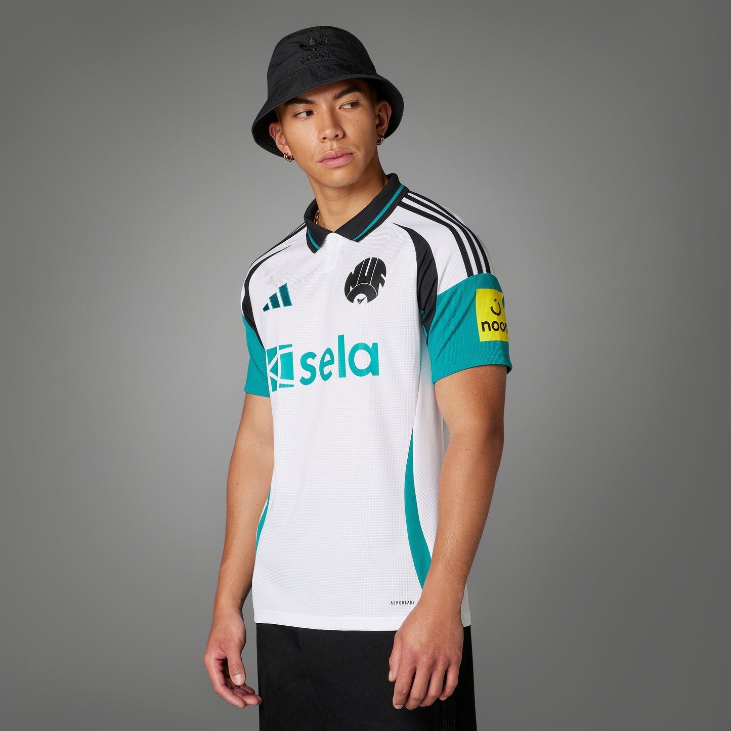 adidas Newcastle United FC 24-25 3rd Jersey - White / Eqt Green / Black