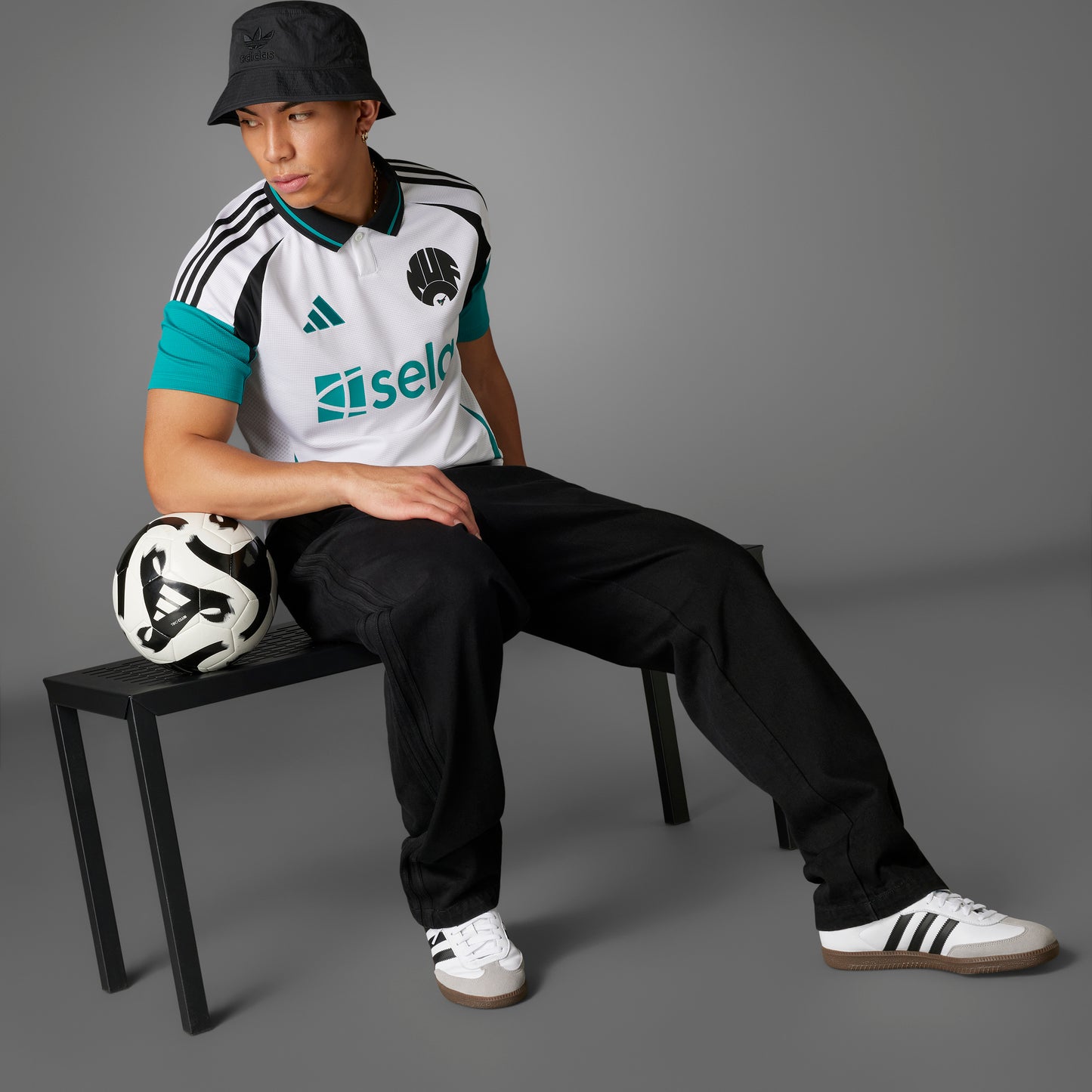 adidas Newcastle United FC 24-25 3rd Jersey - White / Eqt Green / Black