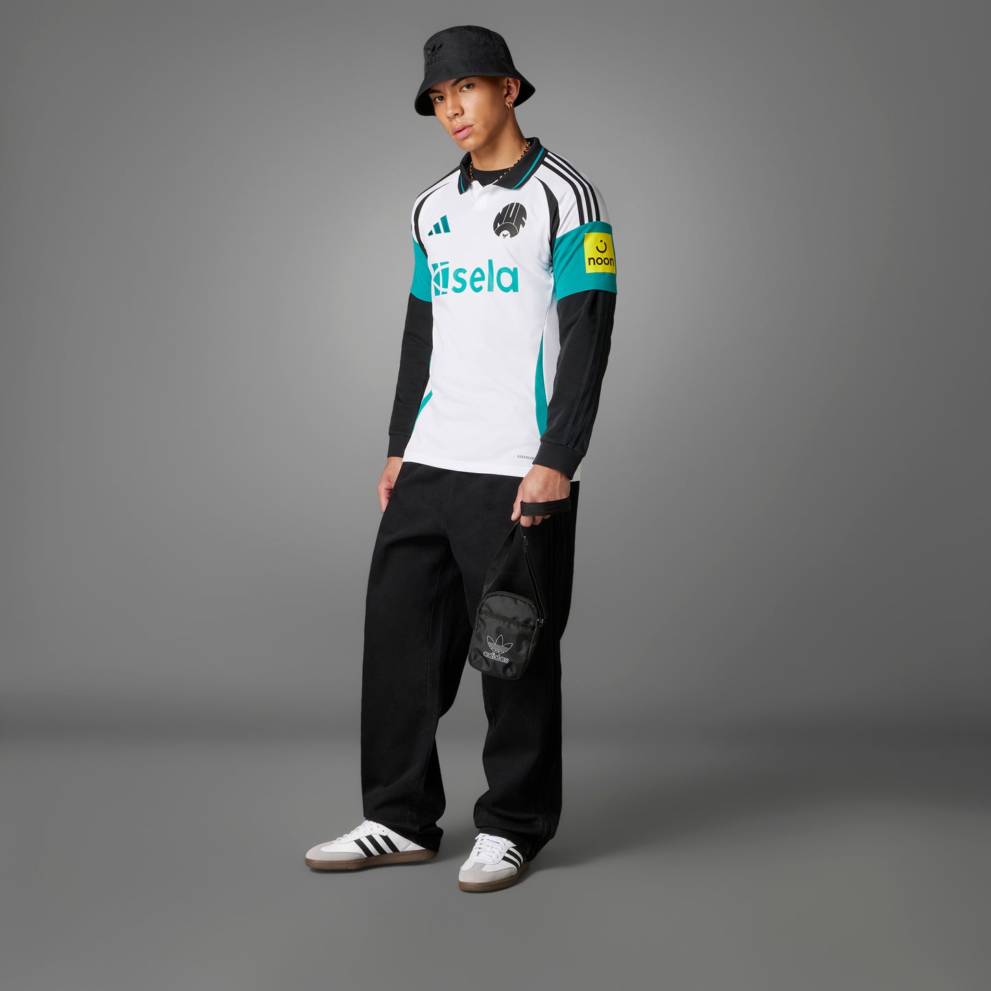 adidas Newcastle United FC 24-25 3rd Jersey - White / Eqt Green / Black