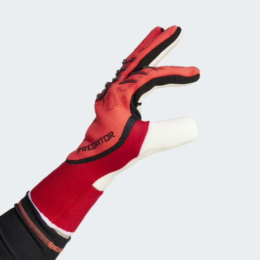 adidas Predator Pro Gloves - Lucid Red / Black / Pure Ruby