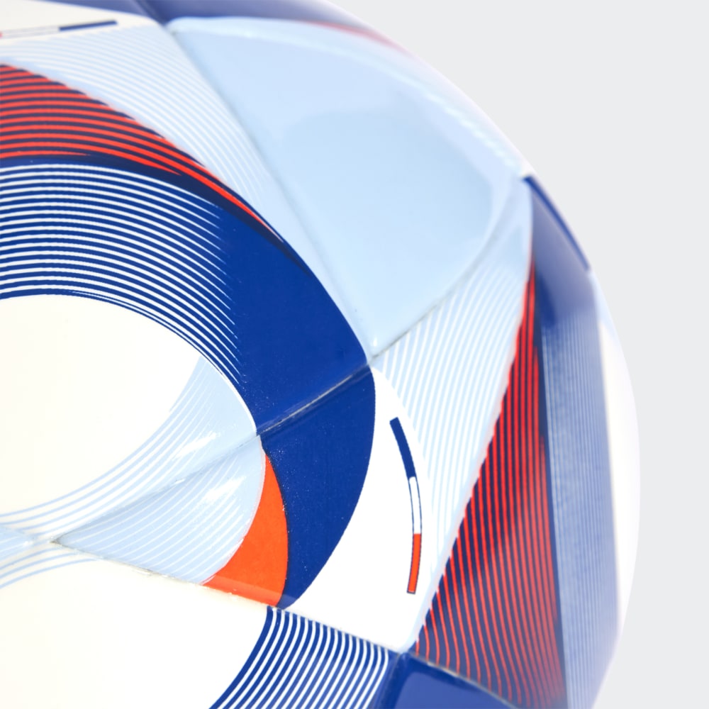 adidas Paris 2024 Olympics Île-De-Foot 24 Mini Ball - White / Solar Red / Clear Sky / Royal Blue
