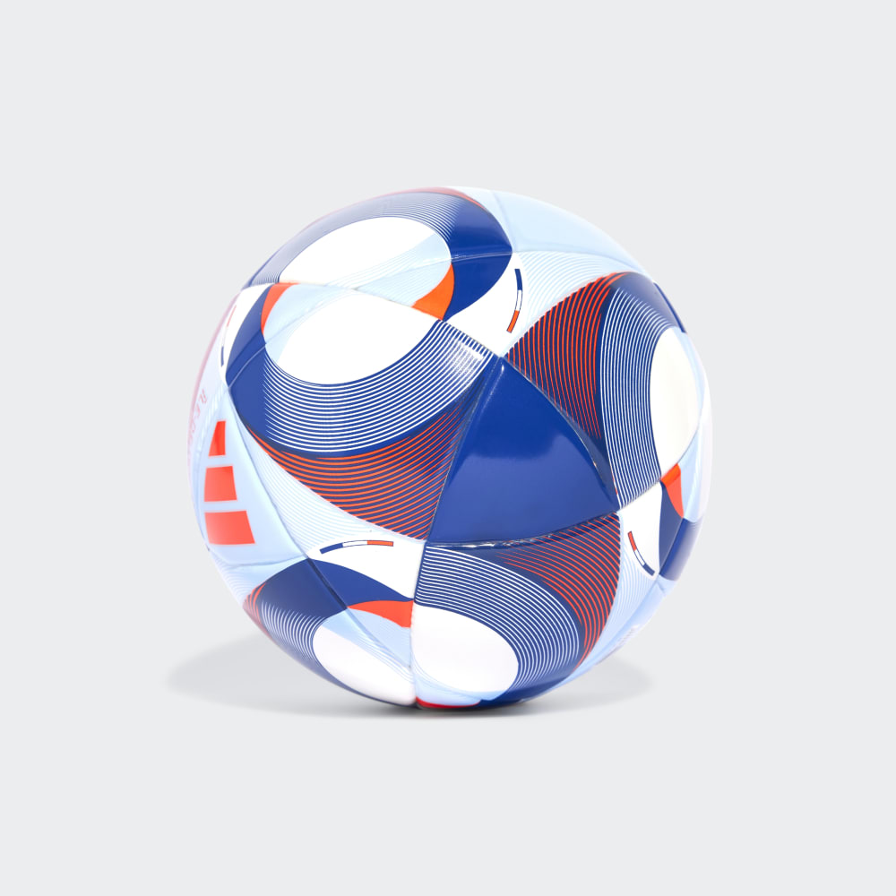 adidas Paris 2024 Olympics Île-De-Foot 24 Mini Ball - White / Solar Red / Clear Sky / Royal Blue