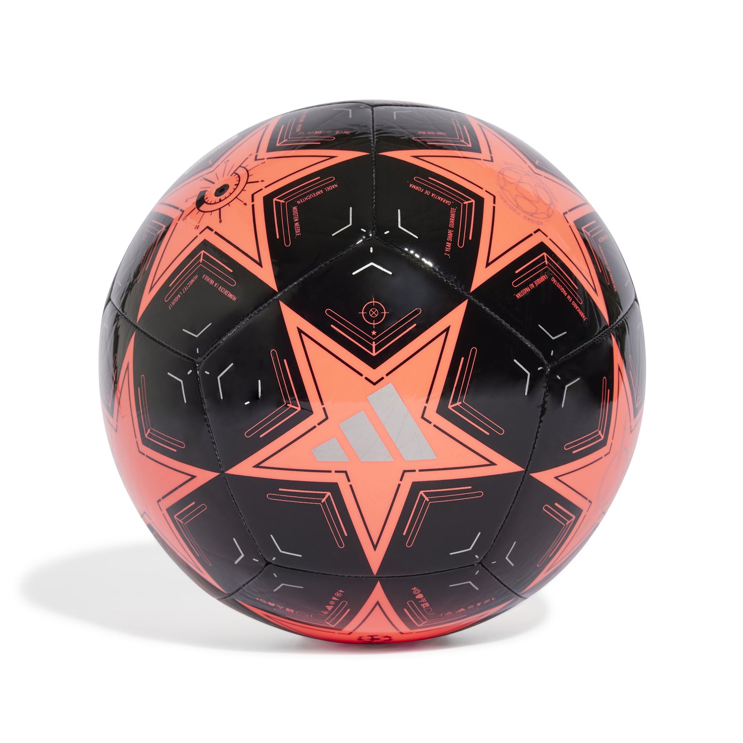 adidas UCL 24-25 Club ball Group Stage - Turbo / Black / Silver Metallic