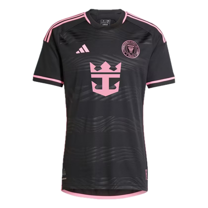 adidas Inter Miami CF 23-24 Away Authentic Jersey - Black/Pink